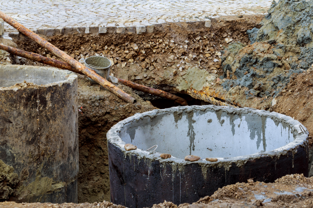 Commercial Sewer opening 
