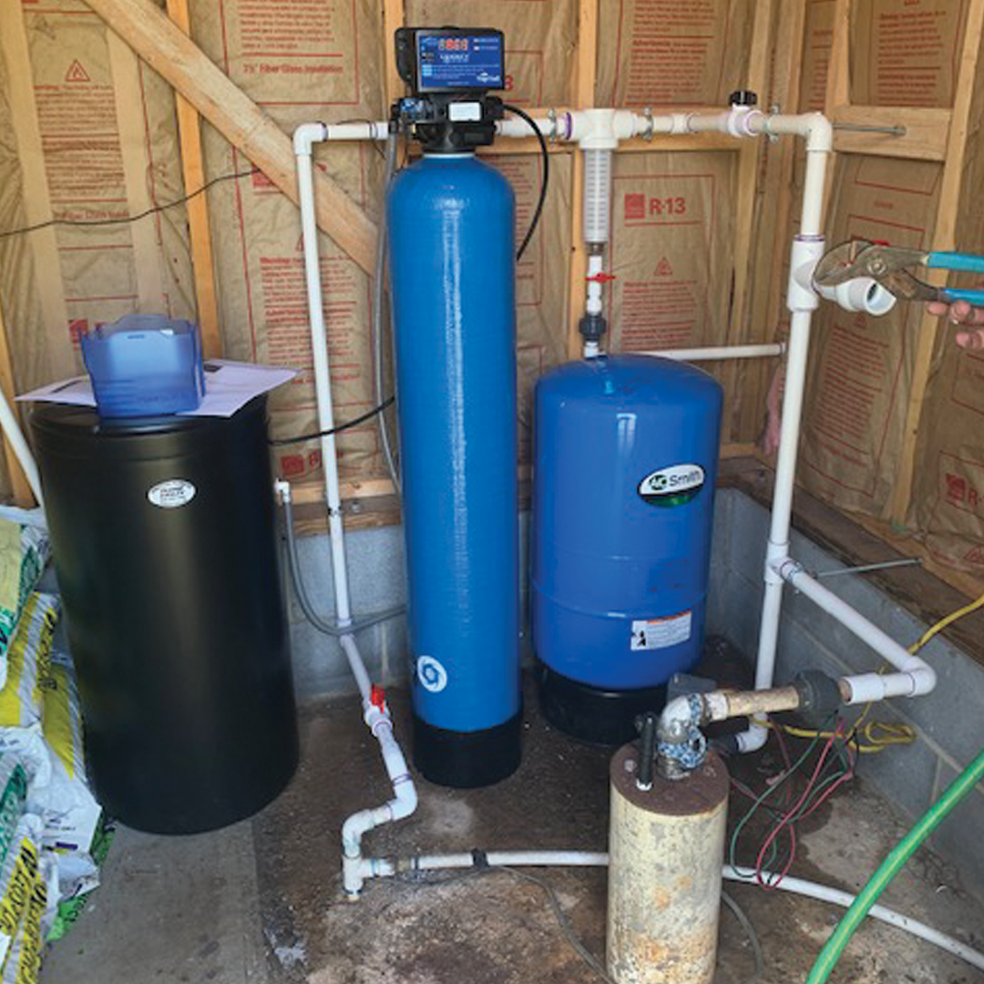 water-treatment-system-in-garage water treatment system in Forest City NC home